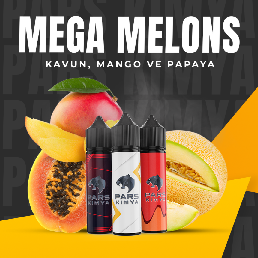 Mega Melons 30 60 100 ML Dıy Kit Aroma Pars Kimya Lezzet Durağınız