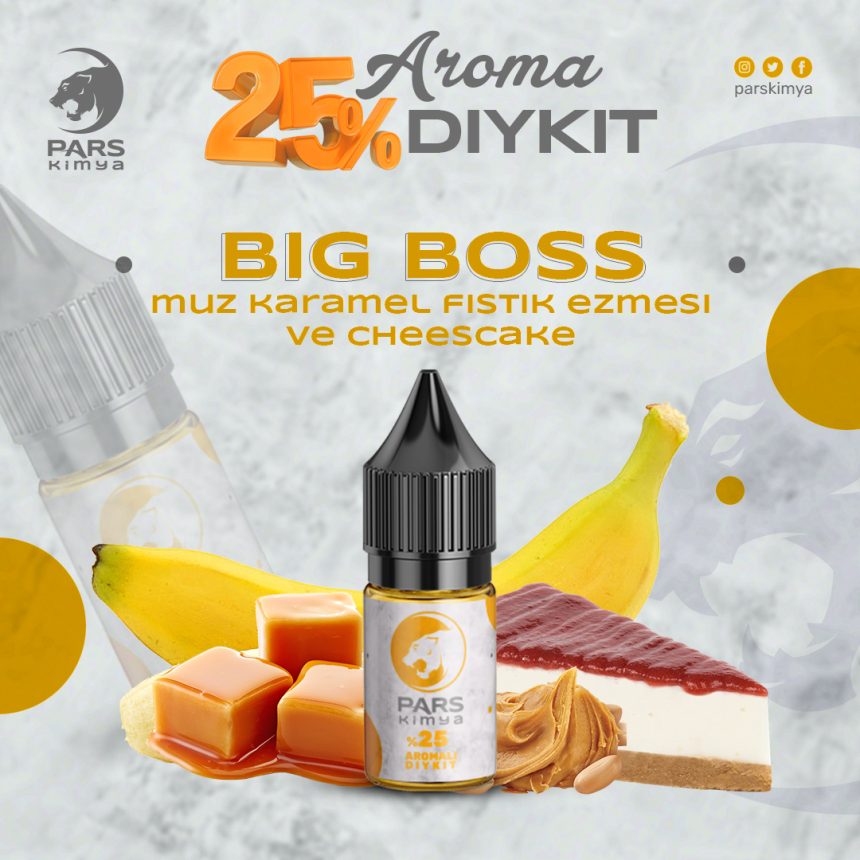 Big Boss Y Ksek Aroma Diy Kit Pars Kimya Lezzet Dura N Z